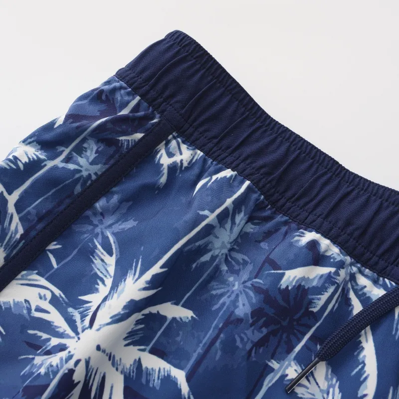 DECATHLON OLAIAN Beach Shorts Women's Palm Blue-3