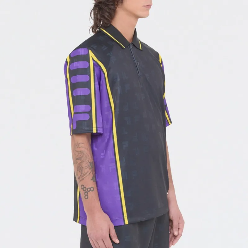 FILA Polo Shirts Unisex Purple-3