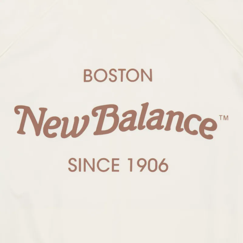 New Balance Baseball Jacket Women's Ivory White-4
