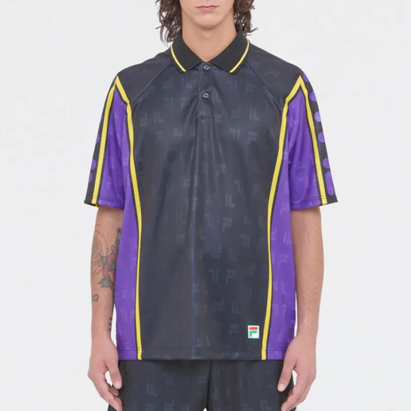FILA Polo Shirts Unisex Purple-2