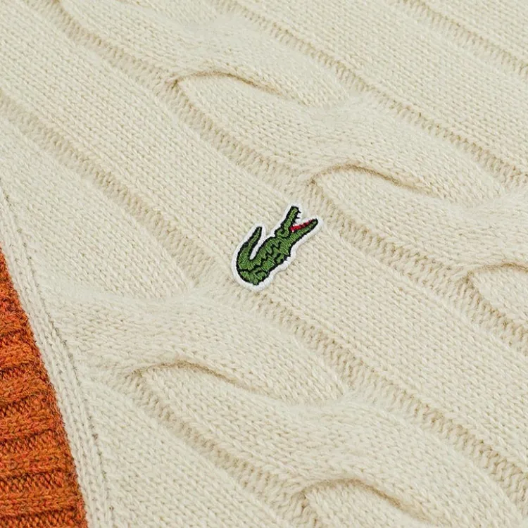 LACOSTE Sweaters Women's Ecru-3
