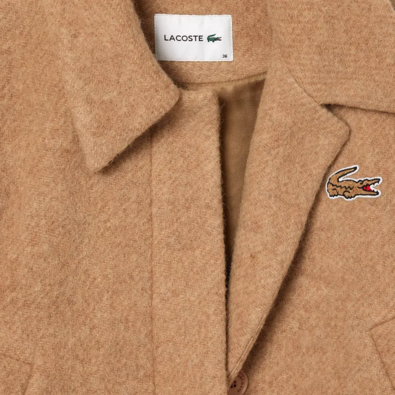 LACOSTE Jackets Coats Women's Beige-4