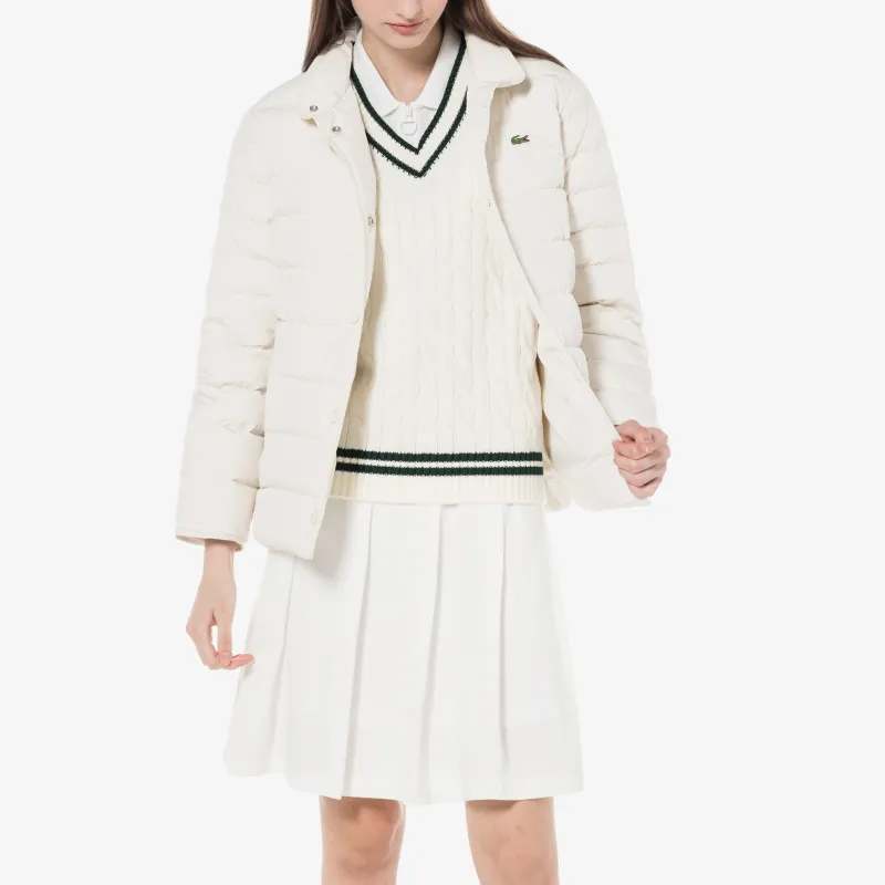 LACOSTE Jackets Women's Cream-3