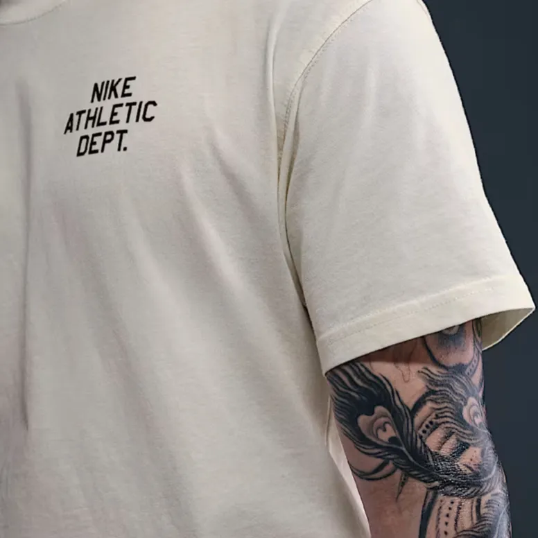 Nike T Shirt Men's Light Ivory White-3