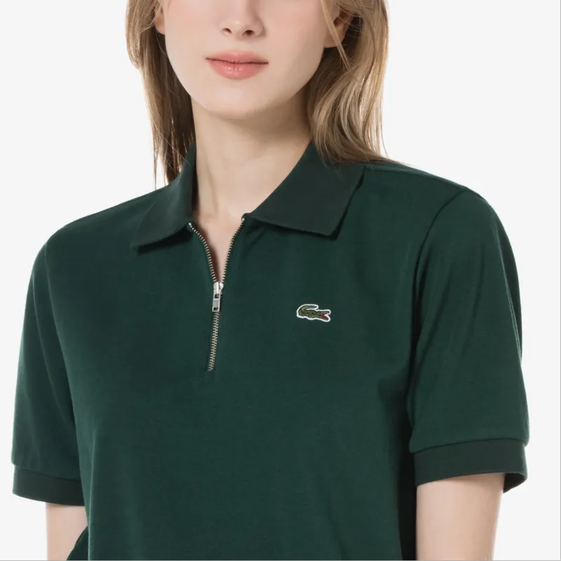 LACOSTE Polo Shirt Women's Forest Green-4