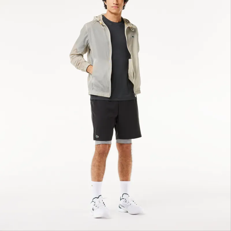 LACOSTE Casual Shorts Men's Medium Gray-3