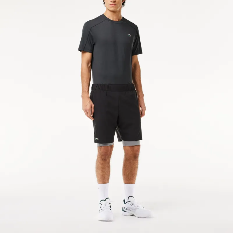 LACOSTE Casual Shorts Men's Medium Gray-2