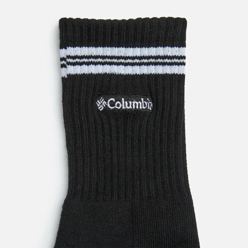 Columbia Common Qualireute™ Mid-Calf Socks Unisex 1 Pack Black-2