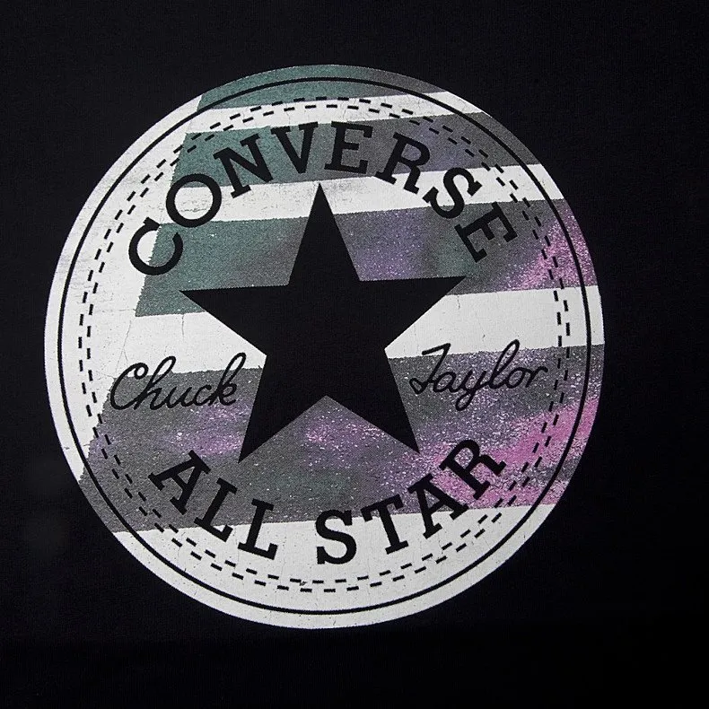 Converse T Shirts Women's Black-3