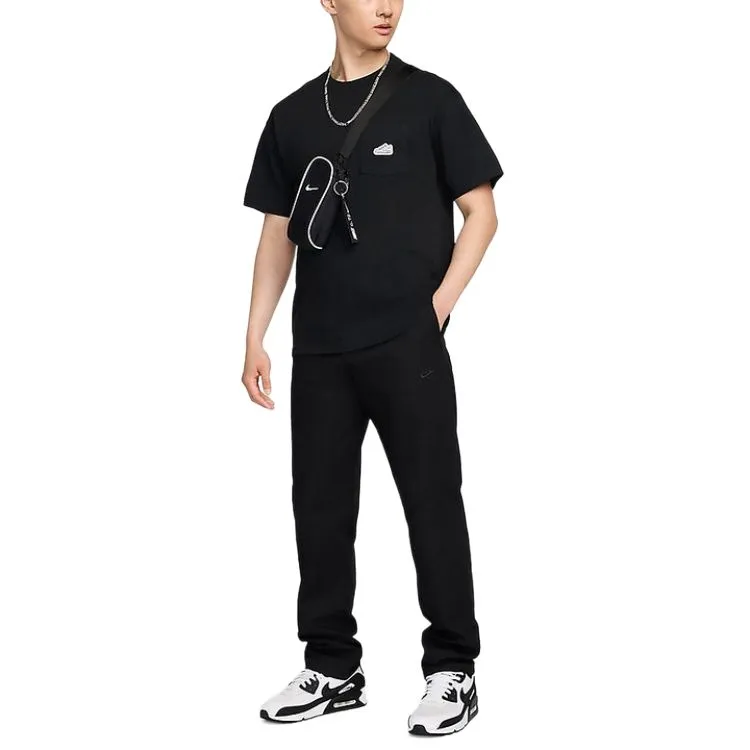 Nike T Shirts Men Black-2