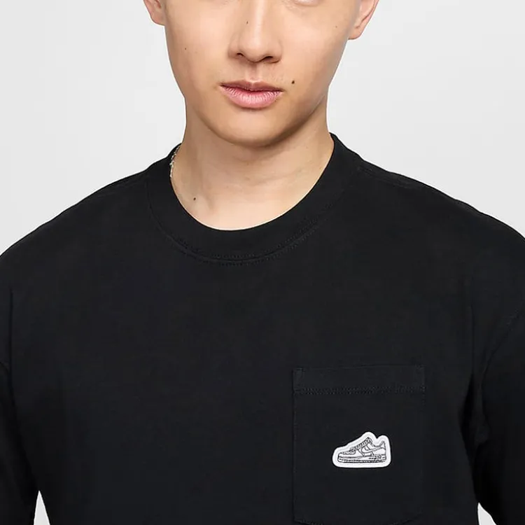 Nike T Shirts Men Black-3