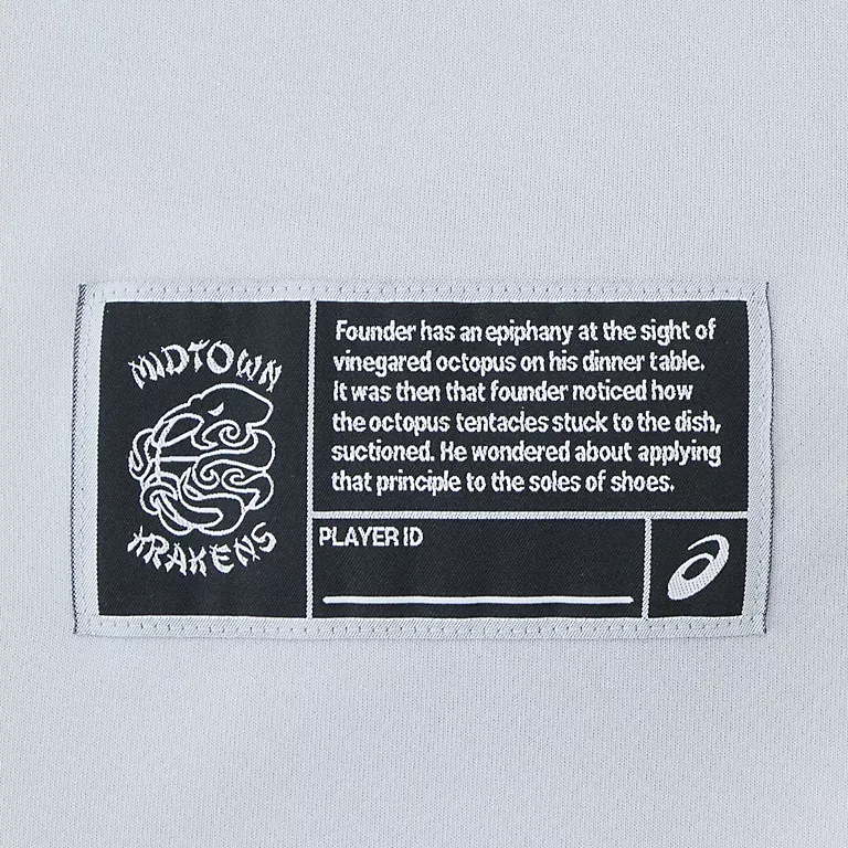 Asics Basketball New SeriesMIDTOWN KRAKENS SS24 Basketball Jersey Men's Concrete Color-2
