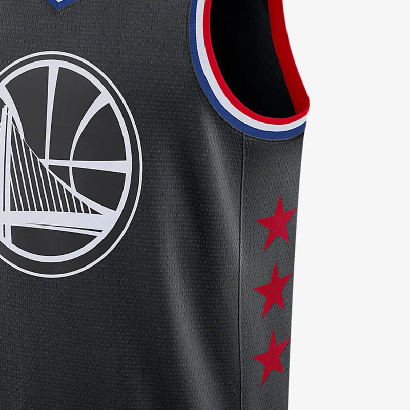 Nike x NBA Basketball Jersey Men's Black-4