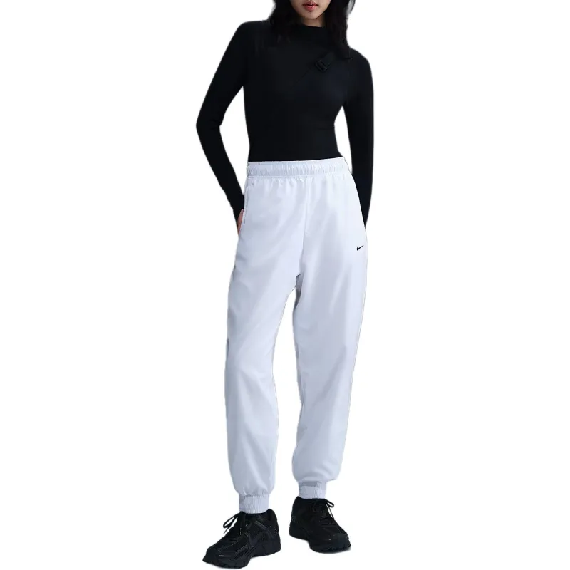 Nike UV Knitted Sports Pants Women's White-3