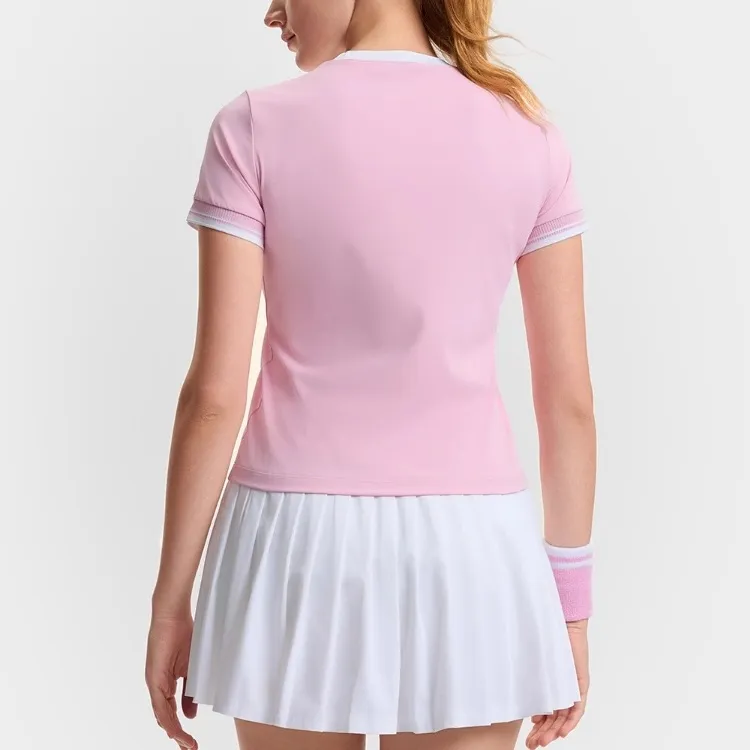 FILA T Shirt Women's Romantic Heart Pink-4
