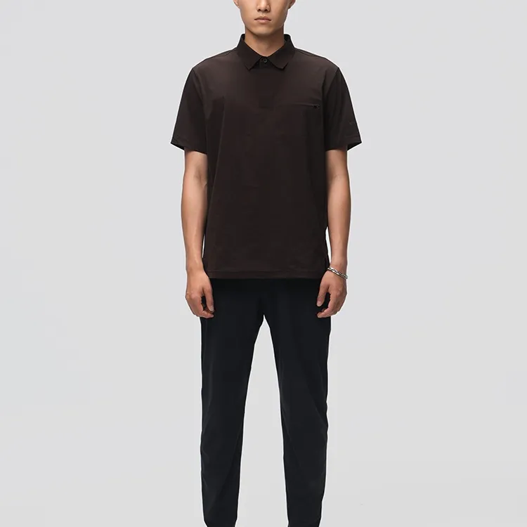 Saucony Polo Shirt Men's Earth Tone-4