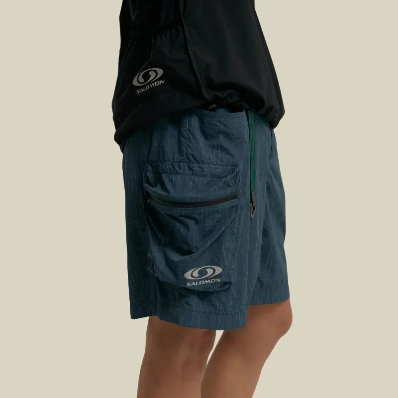 SALOMON Cargo Shorts Unisex Bright Charcoal-4