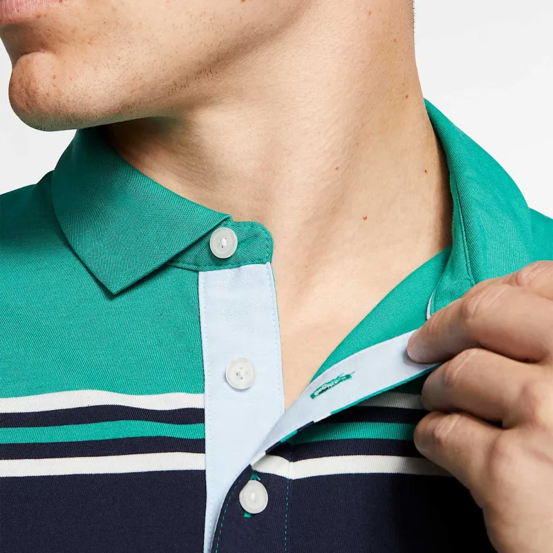 Nike Polo Shirts Men Green-4