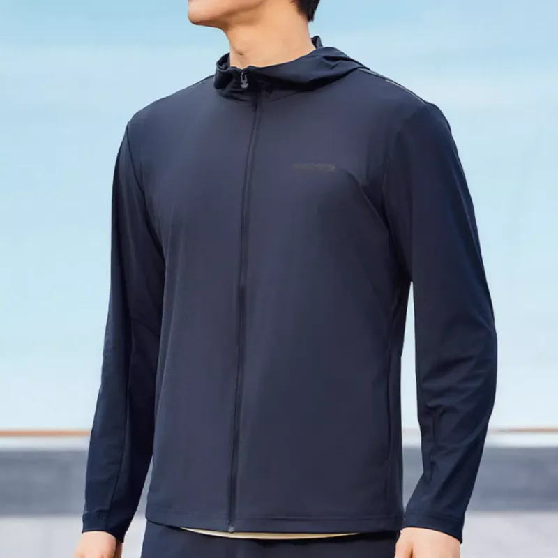 Skechers Sports Lifestyle Collection GODRI Jacket Men's Marine Collegiate Blue-3