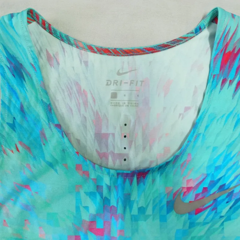 Nike Clothing Tank Tops Women's Blue Red-1