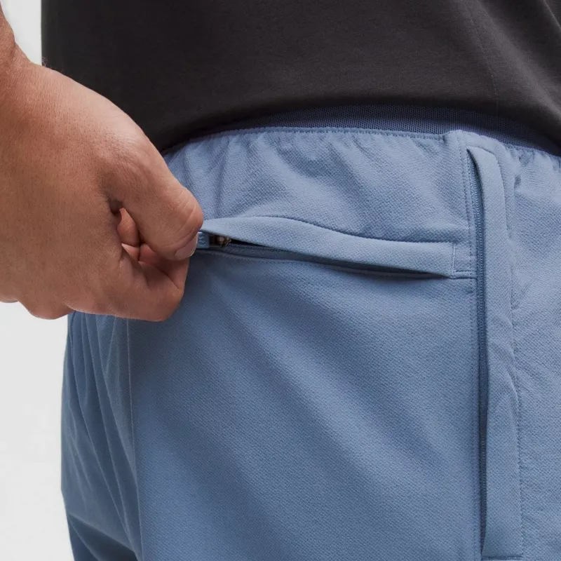 Lululemon License To Train Sports Shorts 7' Men's Washed Denim Blue Washed Denim-3