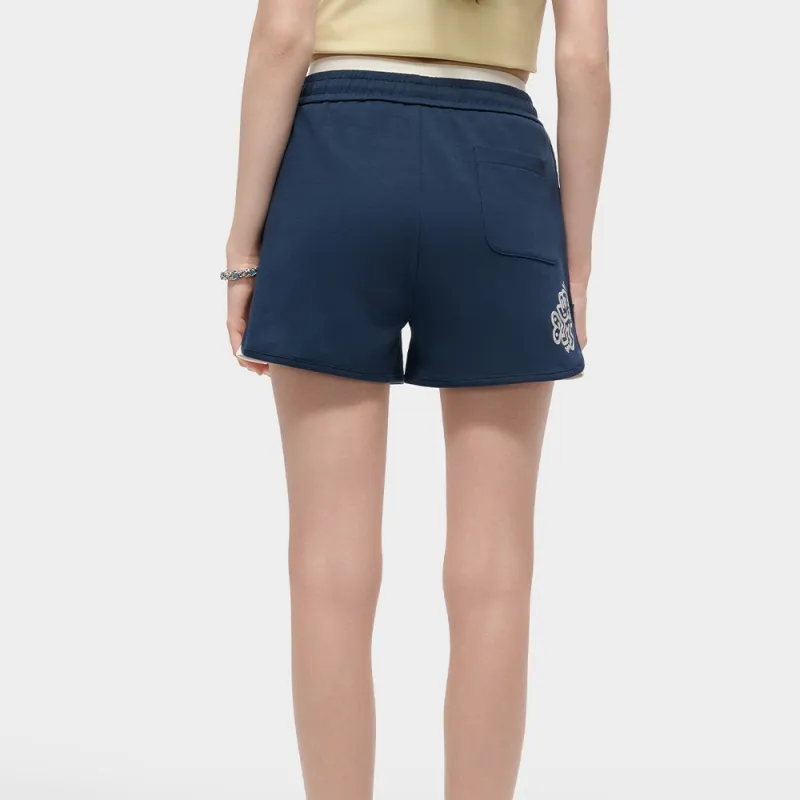 FILA FUSION x MR.DOODLE Casual Shorts Women's Wenyang Blue DB-3