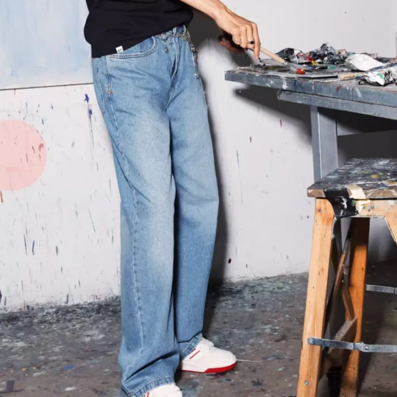 Vans SS25 Jeans Women's Gray Blue-2