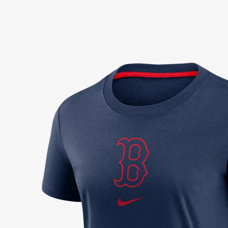 Nike Boston Red Sox Authentic Collection Early Work Women's Nike Mlb T Shirt-2