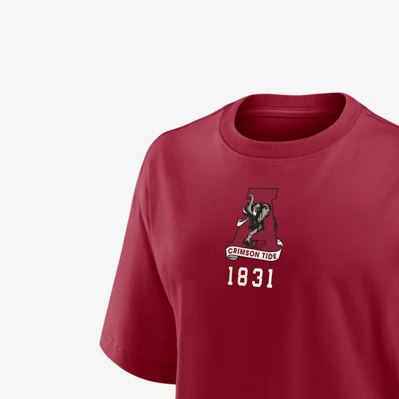 Nike Alabama Crimson Tide Legacy Established Boxy Women's Nike College T Shirt-2