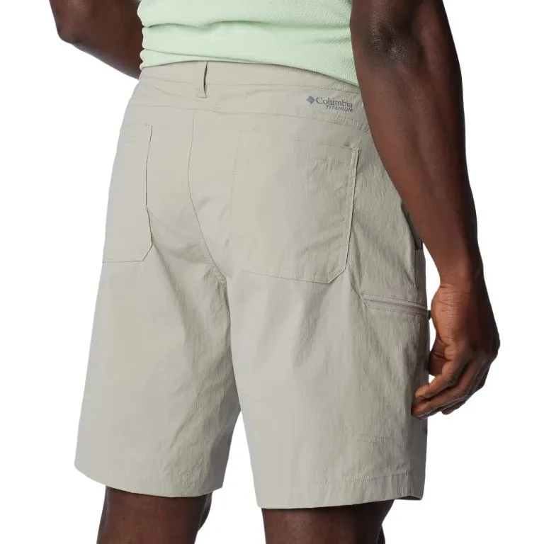 Columbia Wanoga Casual Shorts Men's Flint Gray-4