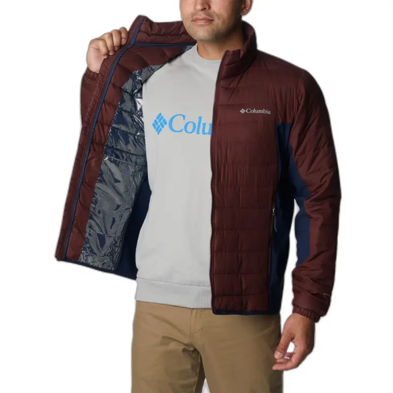 Columbia Jackets Men Dark Red-3