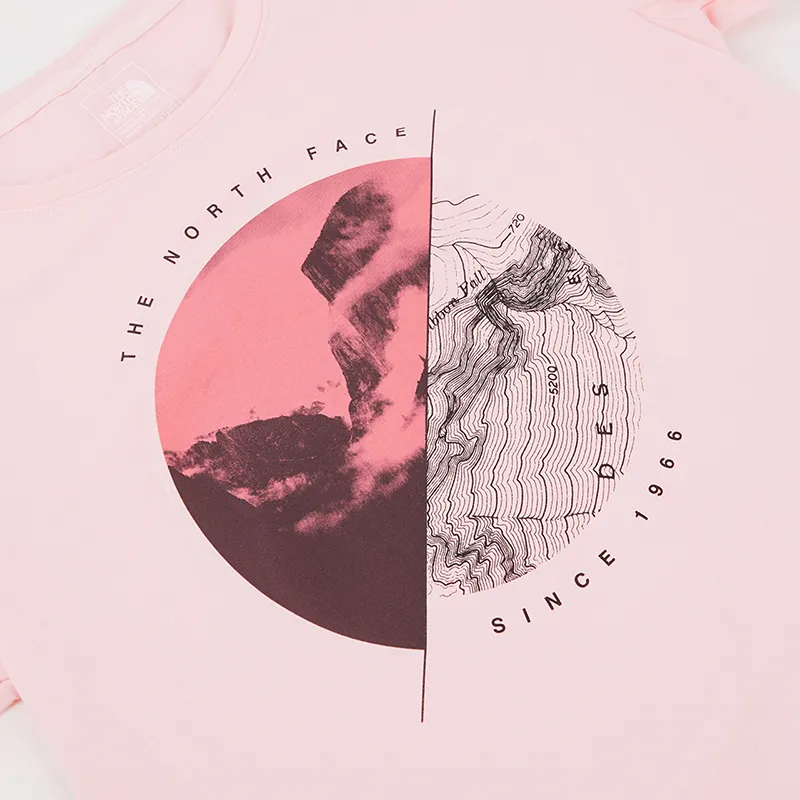 THE NORTH FACE T Shirt Women's Pink-2