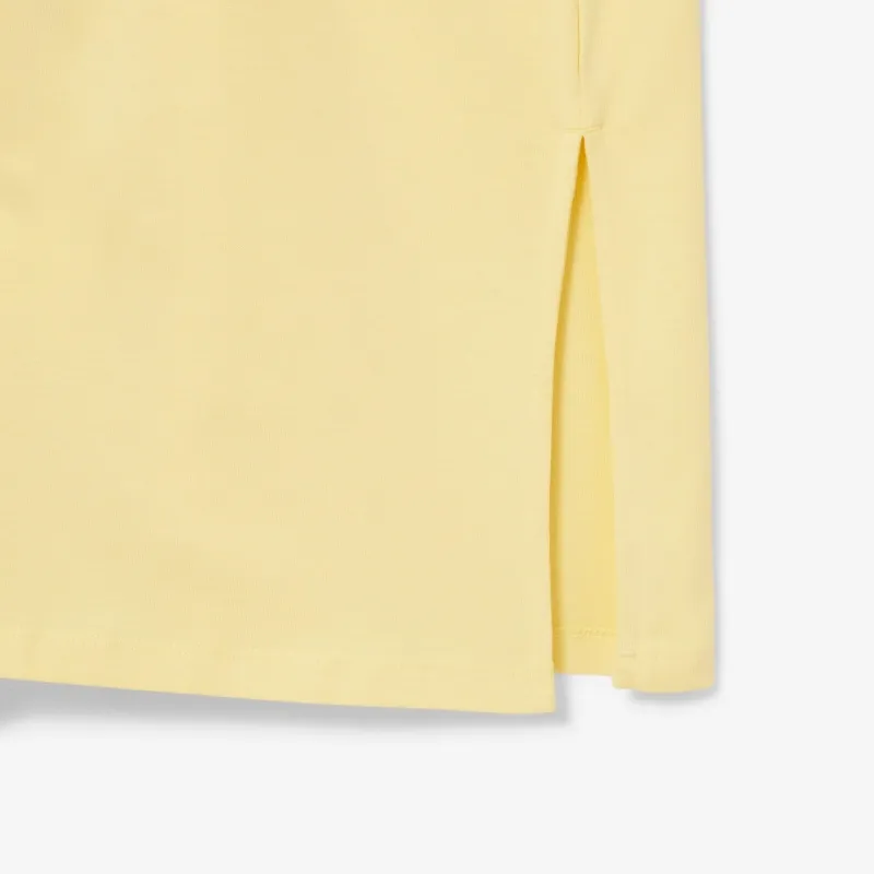 LACOSTE Short Sleeved Dress Women's Yellow-4