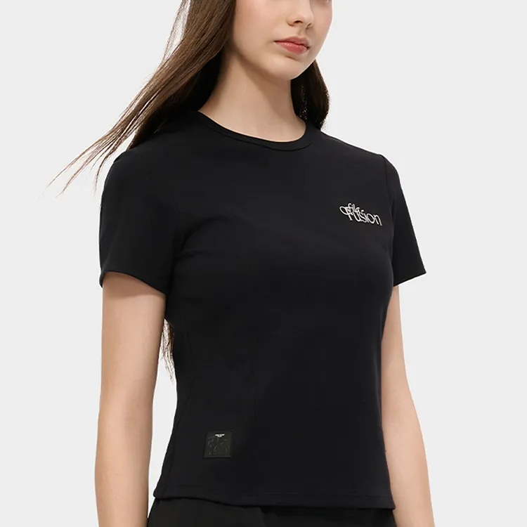 FILA FUSION FILA FUSION X Regular T Shirt Women's Jet Black-4