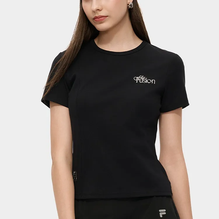 FILA FUSION FILA FUSION X Regular T Shirt Women's Jet Black-2