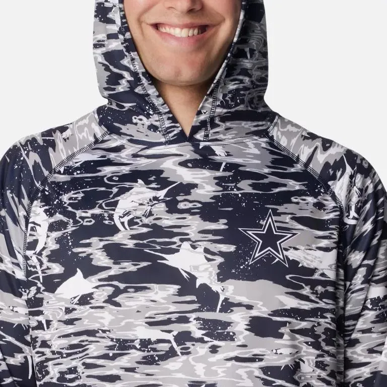 Columbia PFG Super Terminal Tackle Sweatshirt Men's Marine Blue-3