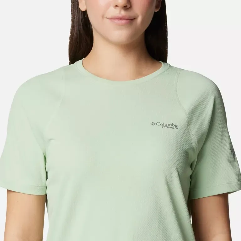 Columbia Summit Valley Raglan Sleeve T Shirt Women's Green-3