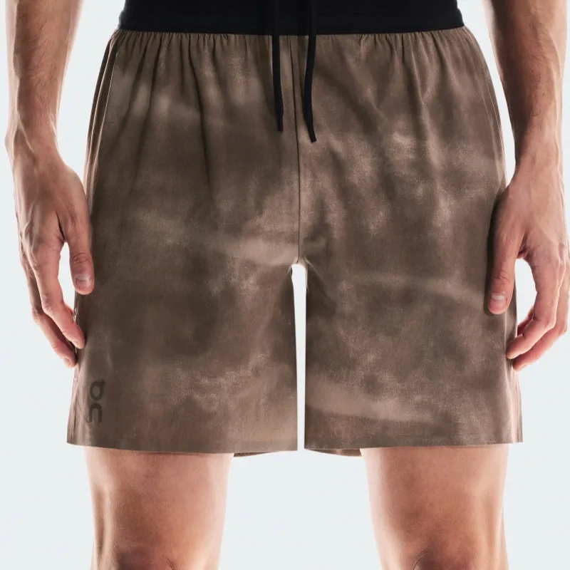 On Performance Shorts AOP Casual Shorts Men's Graphite Gray-3