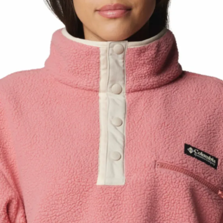 Columbia Helvetia 2 CROPPED HALF Velvet-feel Coat Women's Pink-2