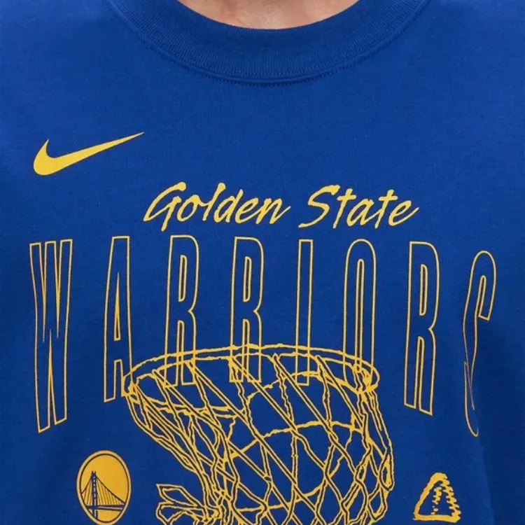 Nike Golden State Warriors Courtside Max90 Men's Nike Nba T Shirt-3