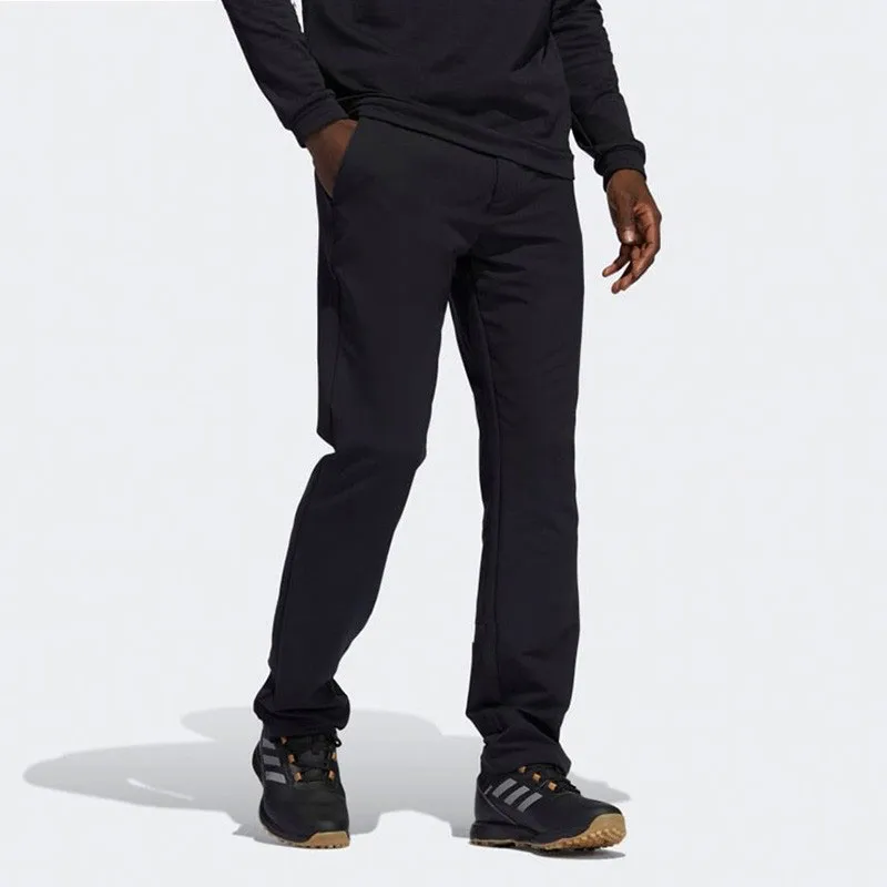 Adidas Knitted Sports Pants Men's Black-2