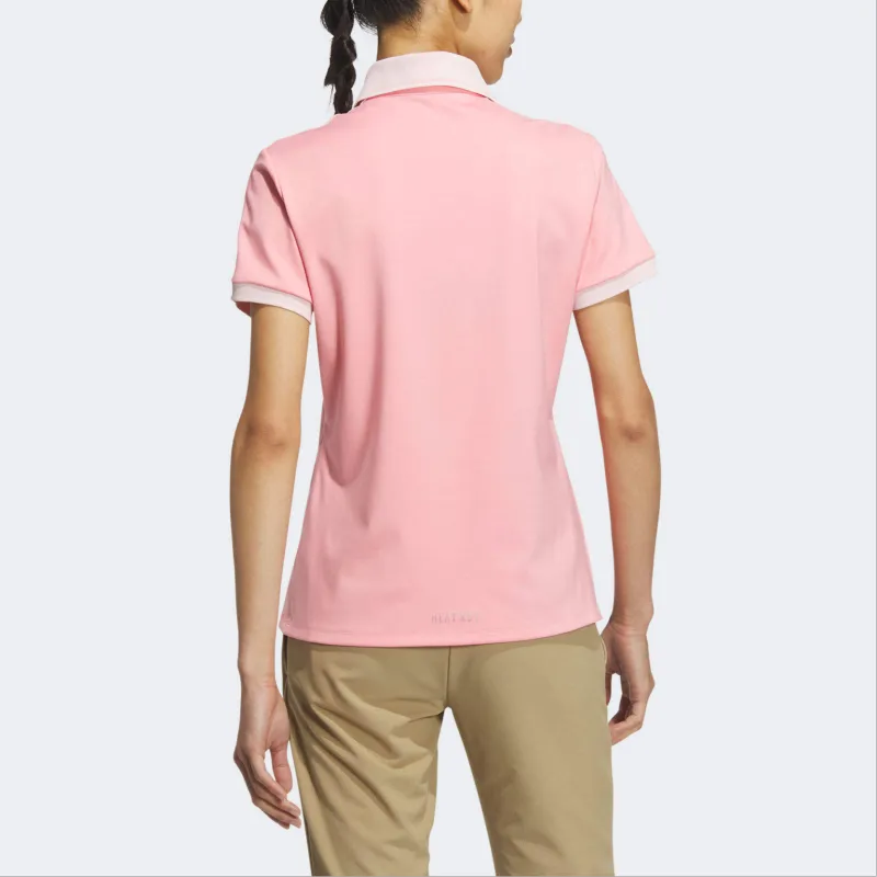 Adidas Polo Shirts Women's Pink-3