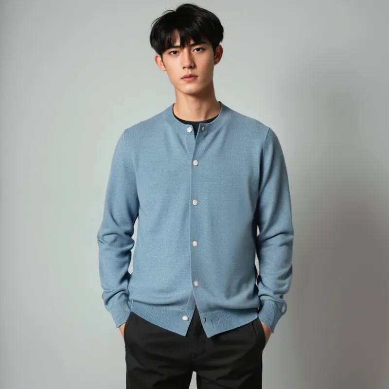 CDG Play Sweater Unisex Light Blue-2
