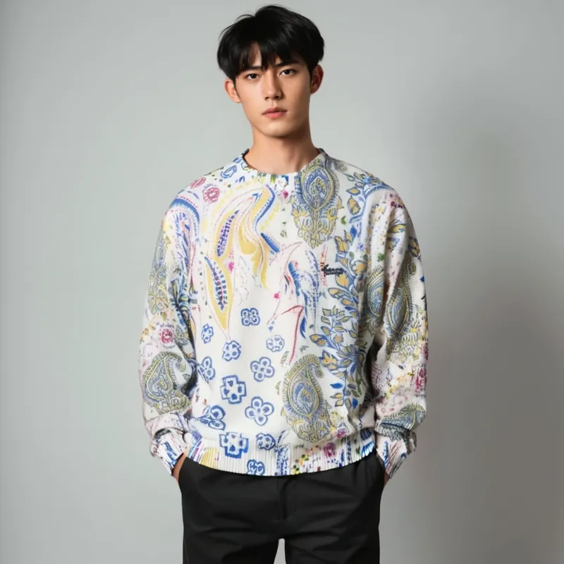 Supreme Printed Paisley Sweater-2