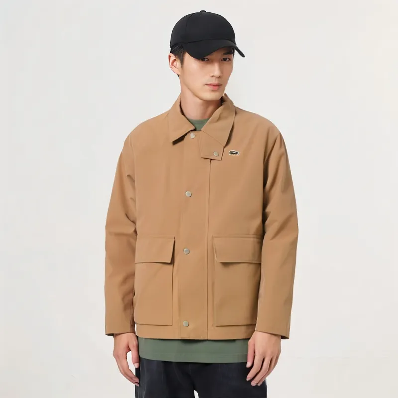 LACOSTE Jackets Coats Men's Beige-1