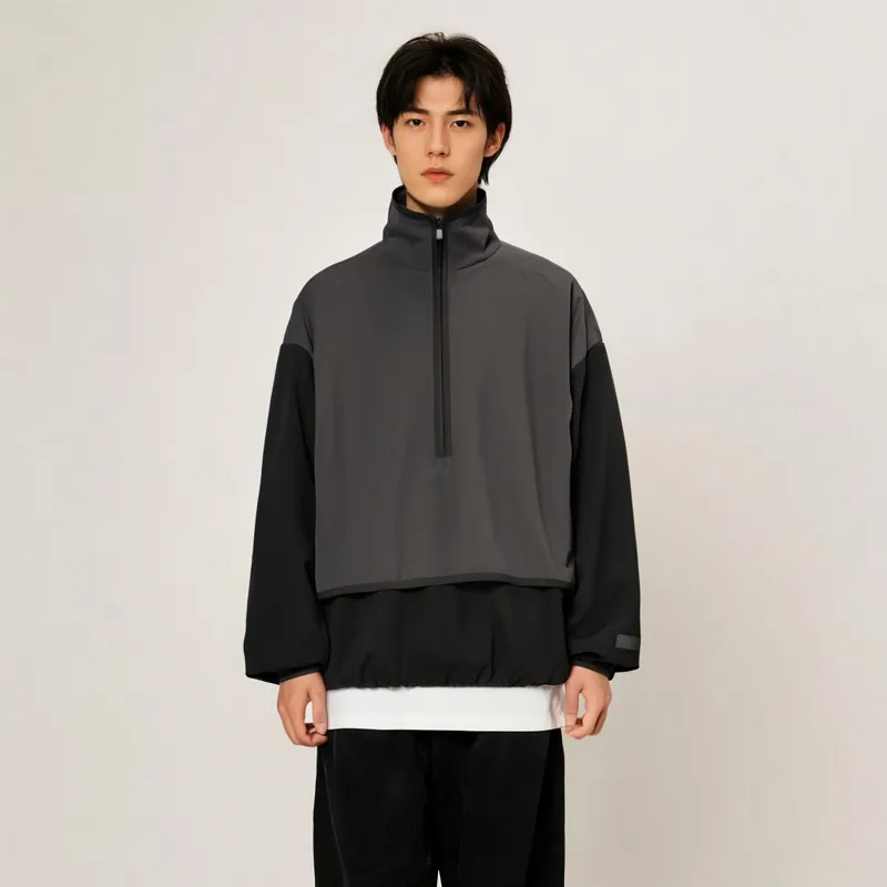 Fear Of God Essentials Core Collection Nylon Fleece Mockneck-2