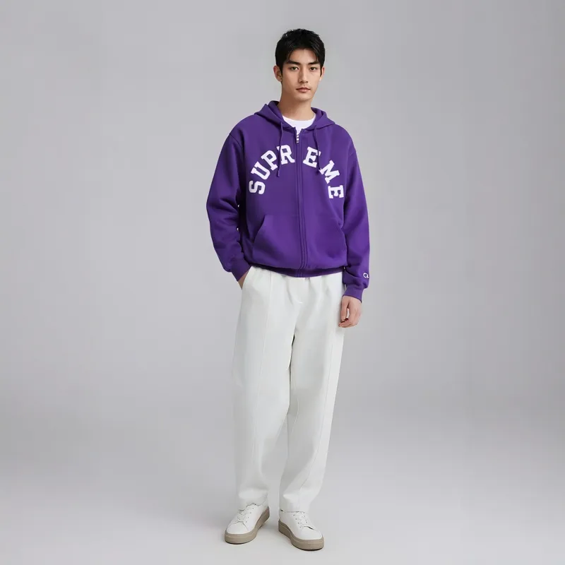 Supreme Champion Zip up Hoodie-9