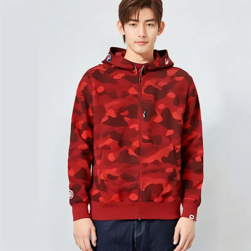 Bape Color Camo Shark Pullover Hoodie-10