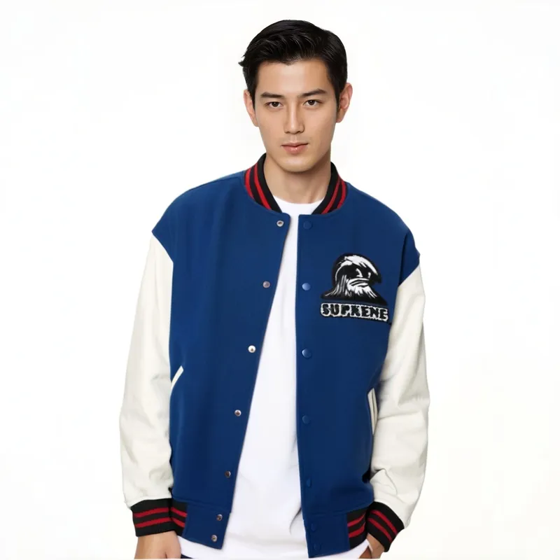 Supreme Wave Varsity Jacket-3