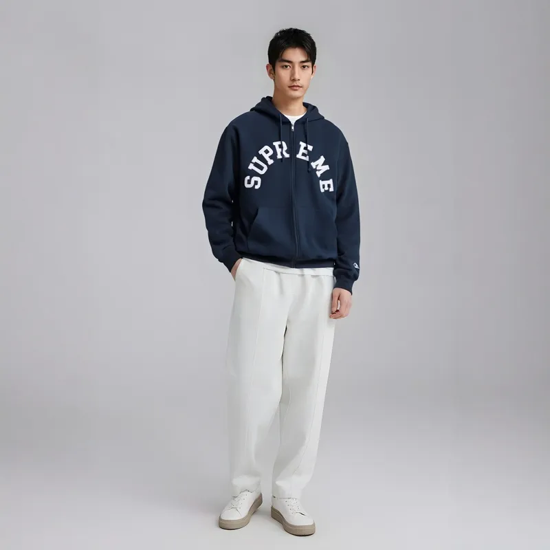 Supreme Champion Zip up Hoodie-5